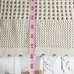 AQUA Crochet Long Sleeve Mini Dress Size Small Sand Color Photo 6