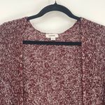 Garage  Womens Long Sleeve Maroon Open‎ Front 2 Pocket Gorp Core Cardigan Xs/S Photo 2