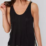 White Crow Black Micro Ribbed Tank Top Photo 0