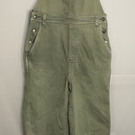 Aerie Womens Olive Green Denim Overalls Jumpsuit Bib Pants Size SMALL Photo 0
