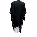 Johnny Was Silk Embroidered Fringe Kimono S Boho Festival Duster Indie Retro Photo 1