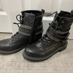 Rock And Candy Black Combat Boots  Photo 0