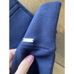 Armani Exchange Women's Medium Navy Blue Knit Pull On Pencil Midi Skirt Corpcore Photo 2