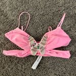 Urban Outfitters UO Monarch Butterfly Pink Bra - Size Small Photo 3