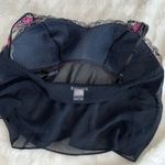 Vintage Chiffon Camisole Black Size L Photo 5