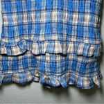 Lovers + Friends  Blue and White Plaid‎ Mini Dress women’s medium preppy academia Photo 2