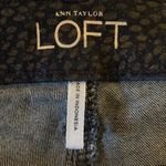 Ann Taylor  Loft Navy and Gold Spotted Modern Skinny Pants Size 26/2P Photo 5