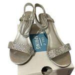 Call it spring Women’s Dressy Wedge Open Toe Sparkly Shoes size 8 Photo 0