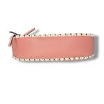 Sondra Roberts New‎  Vegan Leather Tote Shoulder Bag Top Handle Pink Whipstitch Photo 9