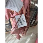 ASOS  DESIGN tiered ruffle floral jaquard mini dress ruffle cutout skirt metallic Photo 6