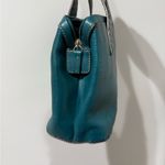 Fossil Sedona Saddle Leather Green Crossbody Handbag Purse‎ Vintage 13x7” O Blue Photo 7