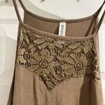 Zenana Outfitters Women's Brown Lace Flowy Tank Size 1X Photo 4