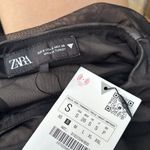 ZARA NEW‼️ WOMAN SS23 BLACK CONTRAST TULLE DRESS Size S Photo 13