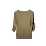 VINTAGE Women’s Metallic Sparkle Ring Front Tunic Blouse in Gold Size 12 Photo 6
