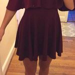 Windsor Maroon Off The Shoulder Dress Photo 0