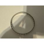Vintage Y2K many‎ hearts silver toned bangle bracelet feminine dainty romantic Photo 3