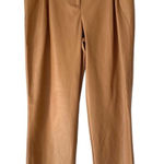 House of Harlow 1960 Tan Vegan Faux Leather High Rise Waist Pants size 10 Photo 0