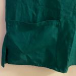 Womens Bright Green Scrubs Scrub Top Shirt M Medium Bust 38” No Brand Tag Photo 2