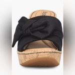 Born Black Cork Wedge Sandals Size 10 Photo 1