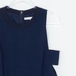 Trina Turk Yasmine Sleeveless Pants Jumpsuit Navy Blue Womens Size 6 Photo 4