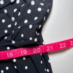 Lane Bryant  Polka Dot Black White Sleeveless Dress 18/20 Lined‎ Spring Party Photo 7