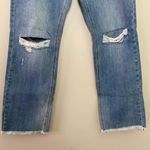 Avec Les Filles  Distressed Button Fly Straight Raw Hem Jeans Size 29 Photo 3