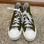 Converse Sherpa EVA Platform High Top Sneakers Dark Moss Bold Mandarin Y4.5/W6.5 Photo 2