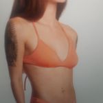 RVCA  Vibrant Orange Swim Top Photo 2
