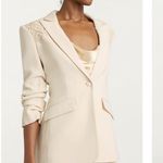 Cinq à Sept Cinq A Sept Crochet Lace Corinna Short Light Plaster 12 Photo 1