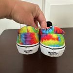 Vans CLASSIC SLIP-ON Spiral Tie-Dye Rainbow Shoes Big kids Sz 7 / Women’s 8 Photo 4