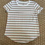 SO Striped Short Sleeve T-Shirt  favorite crew xs stripe short sleeve top. Photo 3