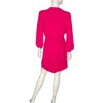 Fraiche by J Long Sleeve Tie Front Dress Cherry Women’s Sz M Pink Size M Photo 5