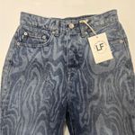 Lovers + Friends Reece High Rise Slim Straight in Blue Canyon Size 25 Photo 4