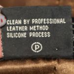 Vintage Terry Lewis Suede Leather Jacket Womens Tan Zip Front Heritage Size XL Brown Photo 3