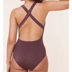 ANDIE The Tulum One Piece Swimsuit Licorice Purple Size M NWT Photo 1