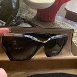 Burberry Authentic  52 Butterfly acetate plaid logo Sunglasses Photo 4