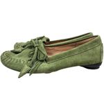 Me Too  Green Suede Tassel Moccasin Loafers Shoes Women's Size 6M Photo 3