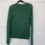 Disney  Store Vintage Green Santa Mickey Mouse Sweater Photo 2