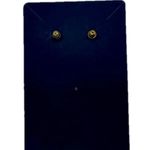 New beautiful blue crochet button earrings metal stud earrings summer earrings Photo 3