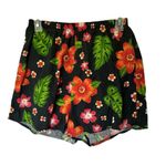 Vintage Y2K Pacific Connections Black Tropical Hawaii Hibiscus size medium Photo 1