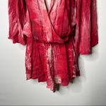 Blue Life  Wild & Free Romper in V-Day  Red Pink Tie Dye sz XS Photo 2