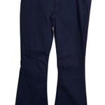 American Eagle Artist Flare Pants Womens 6 Navy Blue Chino Low Rise Stretch NWT Photo 0