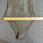 SKIMS  Rubberized Scuba Swim One Piece Strapless Swimsuit Photo 13