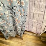 easel  Floral Maxi Duster Kimono Open Coverup Shawl Wrap Size Medium Blue floral Photo 11