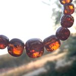 Jay King Desert Rose Graduated Beaded Amber Necklace 20” Photo 3