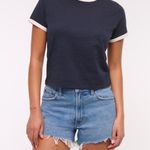 Abercrombie & Fitch 90s Relaxed Cut-Off Abercrombie Shorts High-Rise Photo 0