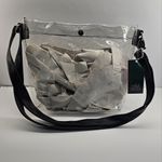 Wild Fable Transparent Shoulder Bag Clear & Black Jelly Handbag Purse Tote NWT Photo 6