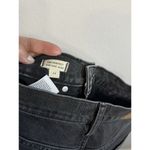 Madewell  The Perfect Vintage Raw Hem Jeans Womens Size 24 Black Cotton High Rise Photo 7