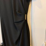 David Warren New York Black Dress Gold Accent Black Size 4 Photo 1