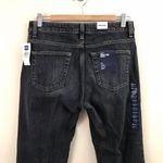 Gap Vintage Y2K Boot Cut Bootcut mid rise stretch Faded Black Denim Jeans 8 new Photo 3